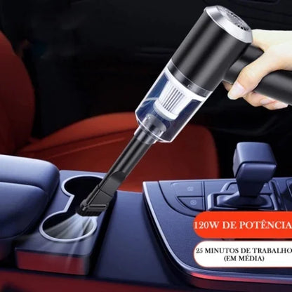 Mini Aspirador Portátil Recarregável | Uso Doméstico e Automotivo