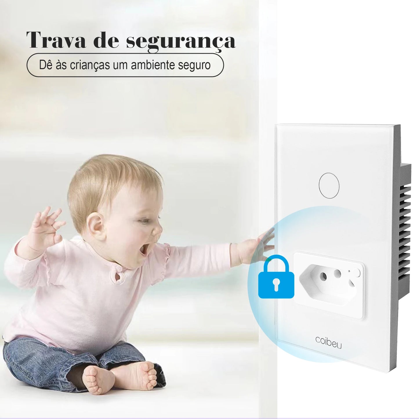 Interruptor Inteligente Wi-Fi Compatível com Alexa e Google Home | Controle por Voz | Bivolt