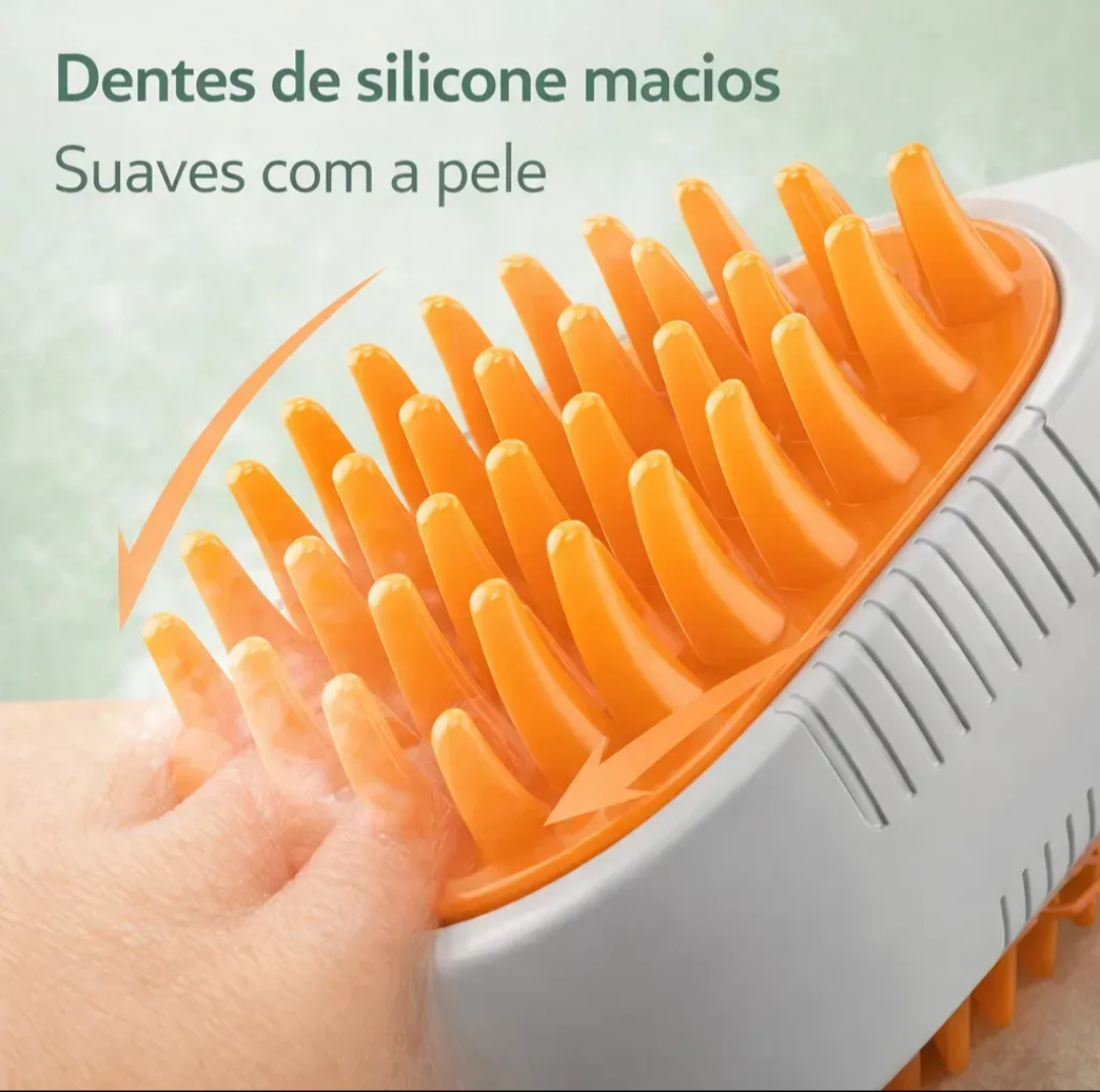 Escova Remove Pelos Pet com Botão Mágico