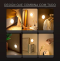 Luminária LED com Sensor de Movimento (Acende Sozinha)