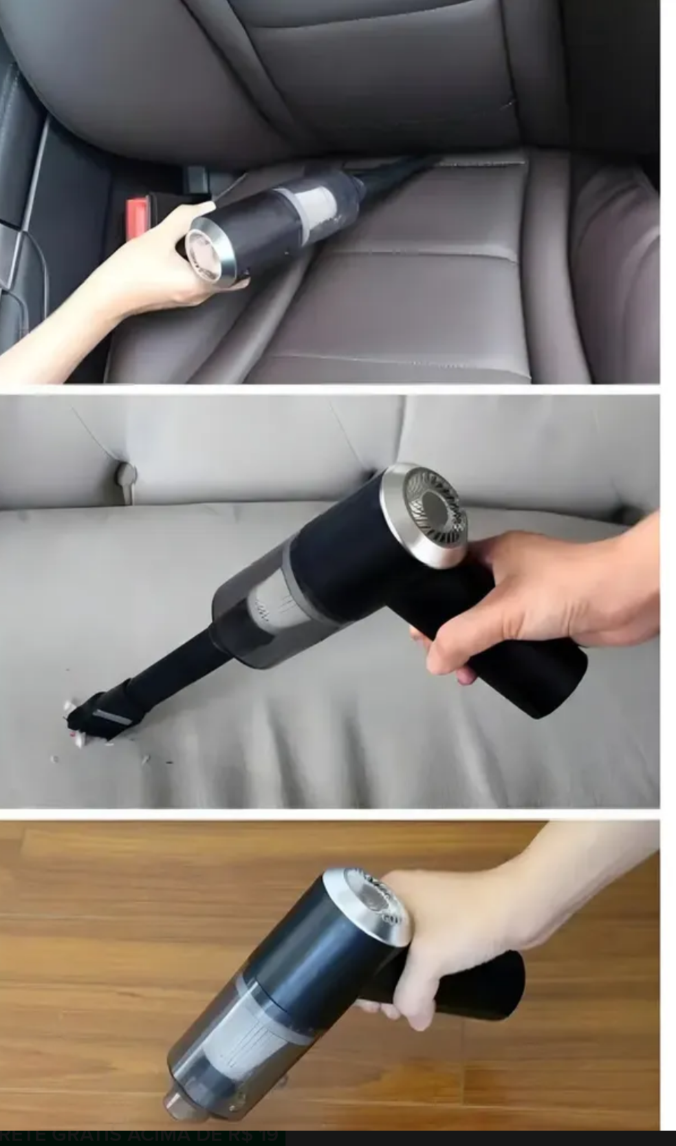 Mini Aspirador Portátil Sem Fio (Limpeza Rápida em Qualquer Lugar)