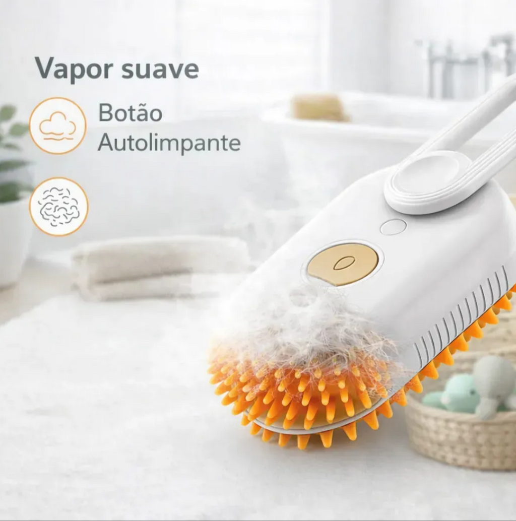 Escova Remove Pelos Pet com Botão Mágico