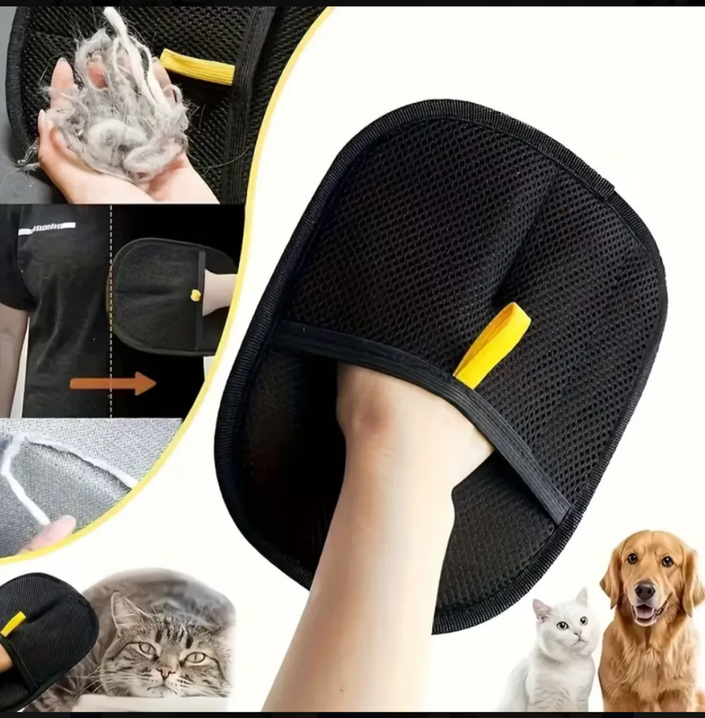 Luva Removedora de Pelos (Limpeza Rápida e Sem Bagunça)